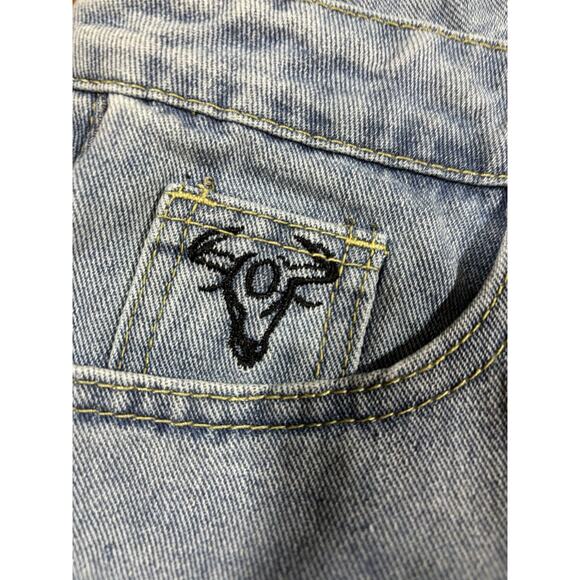 Guess Jeans Womens 28 Light Wash Denim High Rise Tapered Mom Jeans Vintage Y2K - Picture 2 of 6